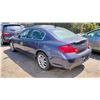 Image 2 : 2009 INFINITI G37X, 4DRSD, GREY, VIN JNKCV61F09M365626