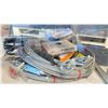 Image 1 : BRAIDED PULLER CABLE, ASSORTED STAPLES, WALTER BACKING PADS, HONEYWELL PIN BAG & HONEYWELL 6FT