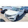 Image 1 : 2017 HONDA CIVIC TURBO, 4DRSD, WHITE, VIN SHHFK7H23HU300324
