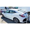 Image 2 : 2017 HONDA CIVIC TURBO, 4DRSD, WHITE, VIN SHHFK7H23HU300324