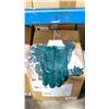 Image 2 : WATSON LARGE GREEN GLOVES WG1 FULLY COATED KNIT WRIST  APPROX 60 PAIRS