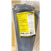 Image 2 : BOX OF 7.5" BLACK CABLE TIES, BOX OF HOSE CLAMPS & MESH METAL ROLLS