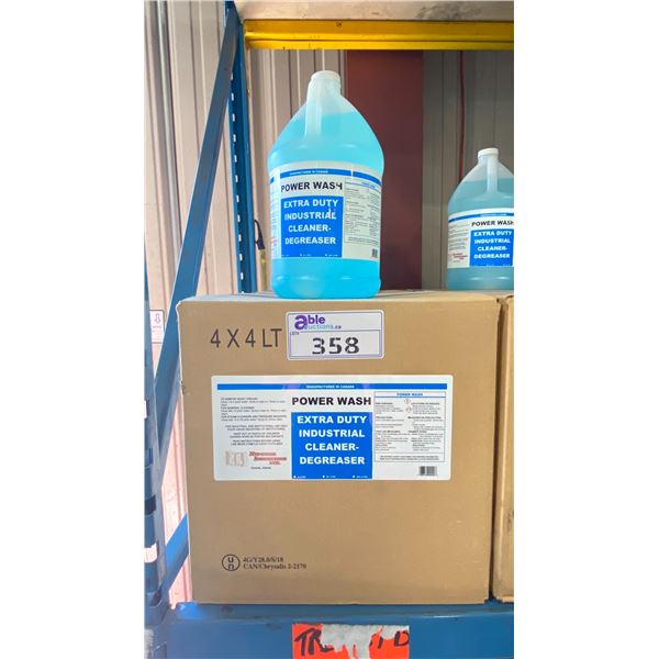 10- 4L JUGS OF POWER WASH EXTRA DUTY INDUSTRIAL CLEANER/DEGREASER