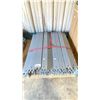 Image 2 : 2 PALLETS OF GREY METAL EZ-RECT STYLE RACKING PARTS & 2 PALLETS OF MDF PLYWOOD SHELVES *MUST TAKE