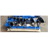Image 3 : MIVA BLUE SKID STEER HYDRAULIC 4PCS AUGER ATTACHMENT SET