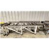 Image 1 : WHITE HEAVY DUTY INDUSTRIAL ROLLER CONVEYOR APPROX 13'W X 2.8'D X 3.9"H
