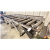 Image 3 : WHITE HEAVY DUTY INDUSTRIAL ROLLER CONVEYOR APPROX 13'W X 2.8'D X 3.9"H