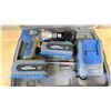 Image 2 : MASTERCRAFT MAXIMUM CORDLESS DRILL WITH 2 BATTERIES & CHARGER IN HARD TRANSPORT CASE WITH HOMELITE