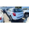 Image 2 : 2013 CHEVROLET EQUINOX LS, 4DRSW, WHITE, VIN 2GNALBEK4D6206430