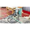 Image 2 : GREEN STEEL PNEUMATIC WORKSTATION W/FOOT PEDAL  HEAVY DUTY FLAT-TOP BENCH