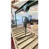 Image 2 : CUSTOM RAISED PANEL PNEUMATIC PINCH CLAMP TABLE  WOOD BASE WITH STEEL FRAME
