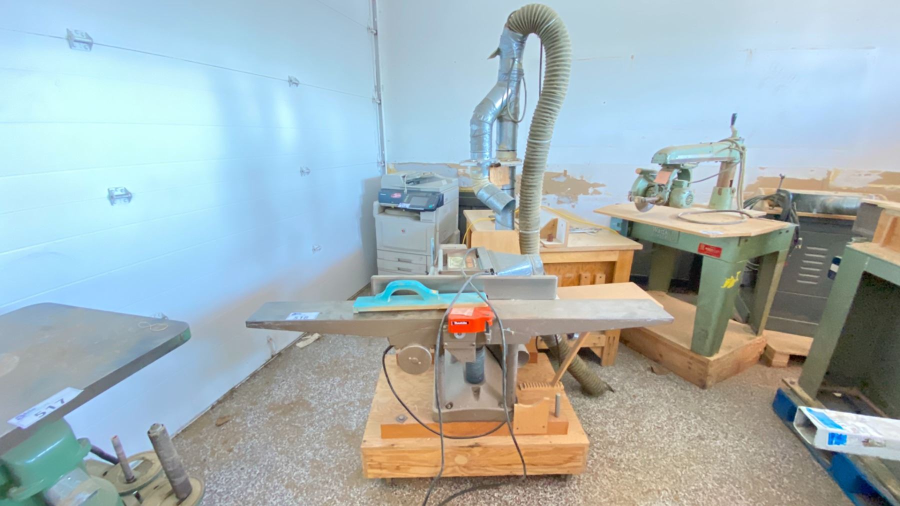 MAKITA 2030 300MM PLANER-JOINTER W/ CAST IRON FENCE, STAND & POWER ...