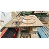 Image 3 : INDUSTRIAL TABLE SAW WITH SPRECHER+SCHUH ON/OFF SWITCH, ADJUSTABLE BLADE HEIGHT/TILT WHEELS