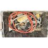 Image 2 : TOTE OF INDUSTRIAL HARDWARE & AIR HOSES  INCLUDES: CLAMPS, FASTENERS, ELECTRICAL FITTINGS