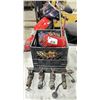 Image 1 : GROUP OF ASSORTED HYDRAULIC BOTTLE JACKS, CYLINDERS & ENERPAC SHUTOFF VALVES W/ T-HANDLES