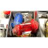 Image 2 : GROUP OF ASSORTED HYDRAULIC BOTTLE JACKS, CYLINDERS & ENERPAC SHUTOFF VALVES W/ T-HANDLES