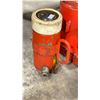 Image 2 : 3 LARGE RED PWB INDUSTRIAL HEAVY DUTY HYDRAULIC BOTTLE JACKS *NO BARS*