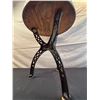 Image 2 : Wooden Stool with Cast Iron Legs