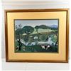 Image 1 : "Hoosick River" by Grandma Moses Reproduction