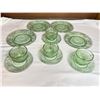 Image 1 : Green Depression Glass