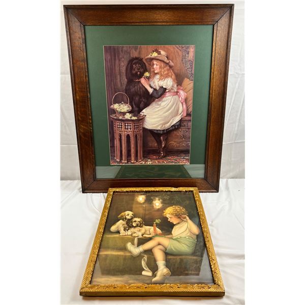 Framed Dog Artwork