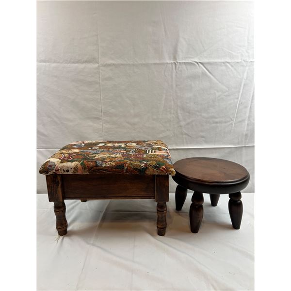 Wooden Footstools