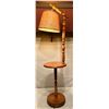 Image 1 : Retro Wood Floor Lamp Table