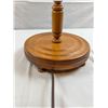 Image 3 : Retro Wood Floor Lamp Table