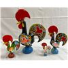 Image 1 : Painted Rooster Family