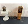 Image 1 : Vintage Aladdin Oil Lamp with Spare Shades