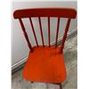 Image 2 : Orange Wooden Chair