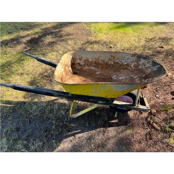 Yellow Wheel Barrow