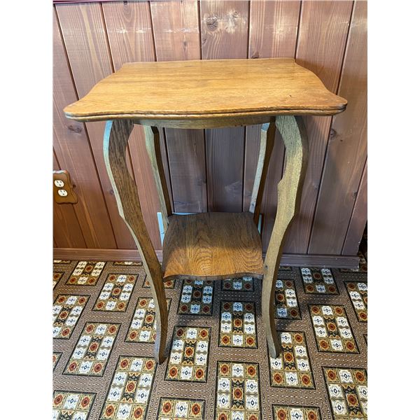 Two Tier Wooden Table
