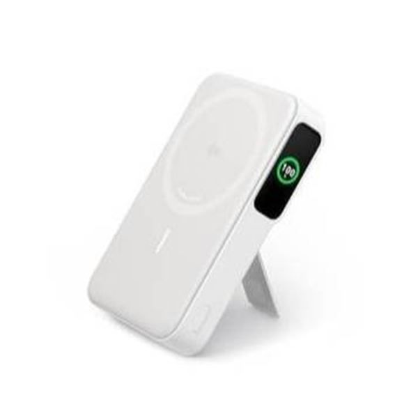 Anker MagGo Power Bank, Qi2 Certified 15W, 10,000mAh Battery, MagSafe Compatible, Includes USB-C Cab