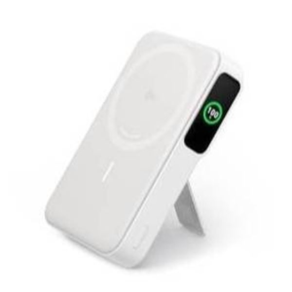 Anker MagGo Power Bank, Qi2 Certified 15W, 10,000mAh Battery, MagSafe Compatible, Includes USB-C Cab