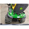 Image 4 : John Deere D130 Riding Lawn Tractor With Snow Plow Attachment