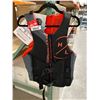 Image 1 : Hyperlite Wake Co. Life Vest, Medium, 94-104 cm, Black/Red