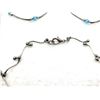 Image 2 : Blue Chrysoberyl Cat's Eye Bead Necklace/Bracelet