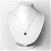 Image 11 : Genuine Blue Sapphire and Natural Diamond Necklace