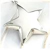 Image 1 : Vintage Sterling Silver Puffed Star Pendant 2"