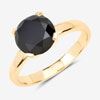 Image 5 : 3.00 CT Earth-Mined Black Diamond Solitaire Ring
