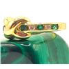 Image 6 : Emerald and Diamond X Hugs & Love Ring 14K