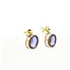 Image 6 : Oval-cut Tanzanite Earrings for Everyday Elegance