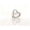 Image 2 : White Gold Swaying Heart Slide Pendant