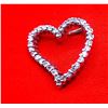 Image 6 : White Gold Swaying Heart Slide Pendant