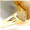 Image 10 : Classic Pave' Diamond Heart Ring