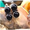 Image 6 : NAKAI Black Onyx Earrings Native American .925