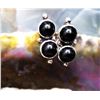 Image 7 : NAKAI Black Onyx Earrings Native American .925