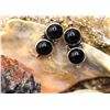 Image 9 : NAKAI Black Onyx Earrings Native American .925