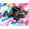 Image 5 : Vintage .925/Enamel Frog Brooch Marcasite